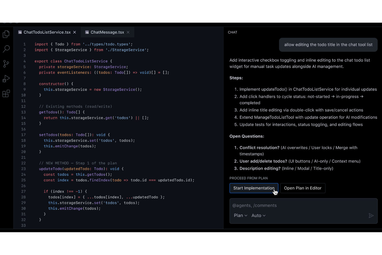 GitHub Copilot screenshot - 10 beste tools voor ontwikkelaarsproductiviteit in 2026