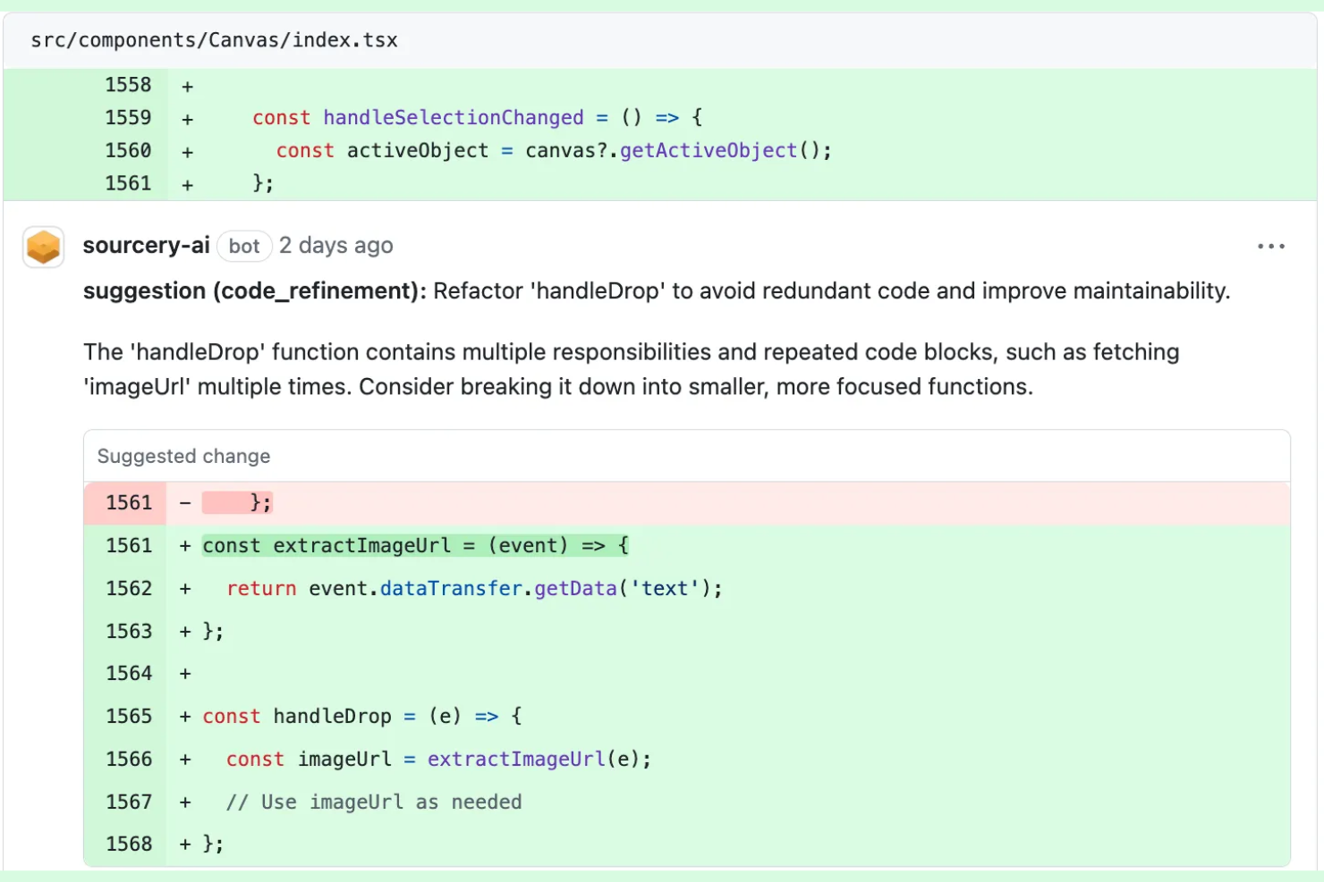 Sourcery screenshot - 10 beste AI-tools voor codebeoordeling in 2026