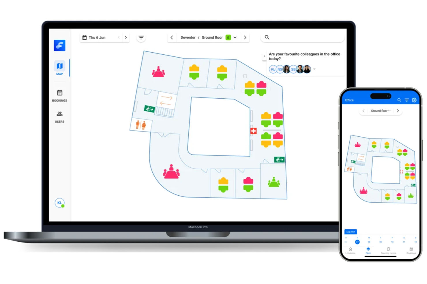 Flexwhere screenshot - 10 beste software voor het reserveren van flexibele werkplekken voor ondernemingen in 2026