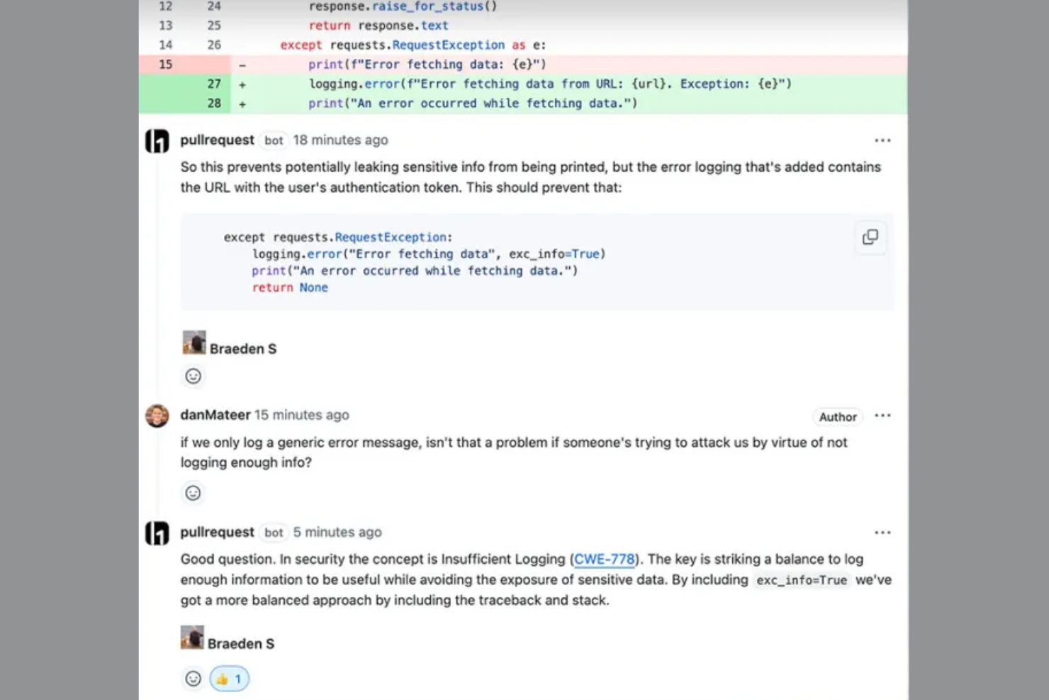 PullRequest screenshot - 10 beste AI-tools voor codebeoordeling in 2026