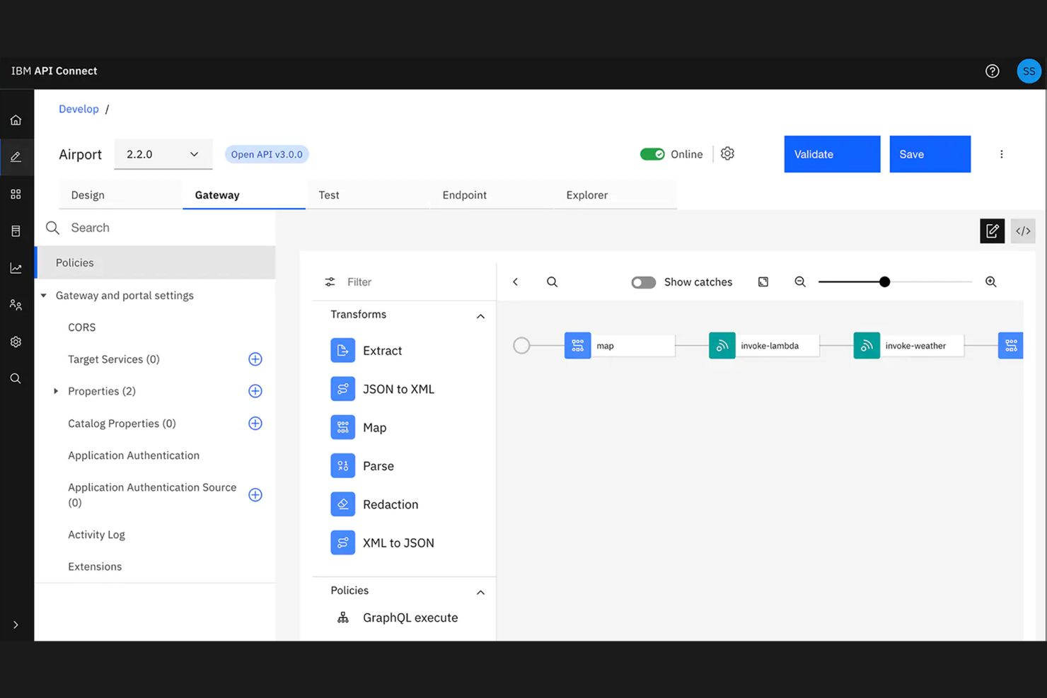 IBM API Connect screenshot - 10 Beste API-gateways voor microservice-apps in 2026