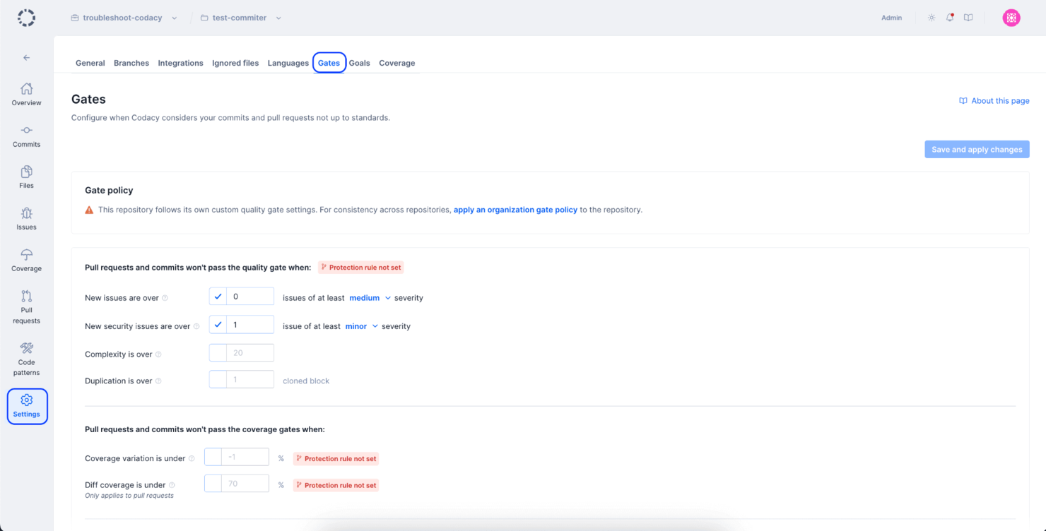 Codacy screenshot - 10 beste tools voor codekwaliteit in 2026