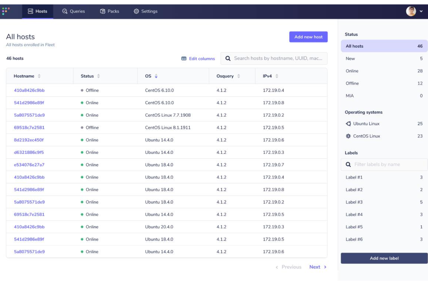 Fleet screenshot - 10 beste software voor Apple-apparaatbeheer in 2026