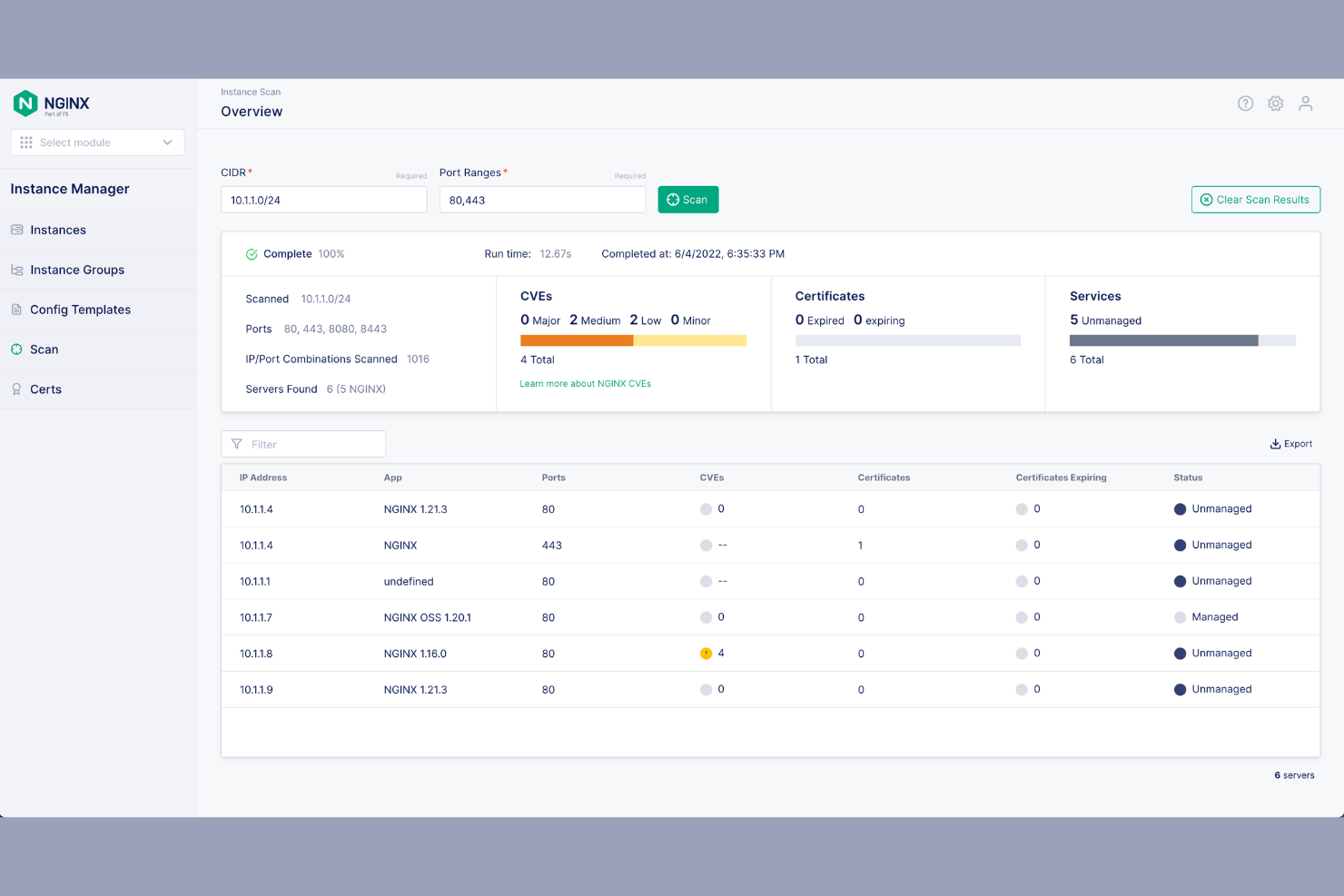 NGINX screenshot - 10 Beste API-gateways voor microservice-apps in 2026