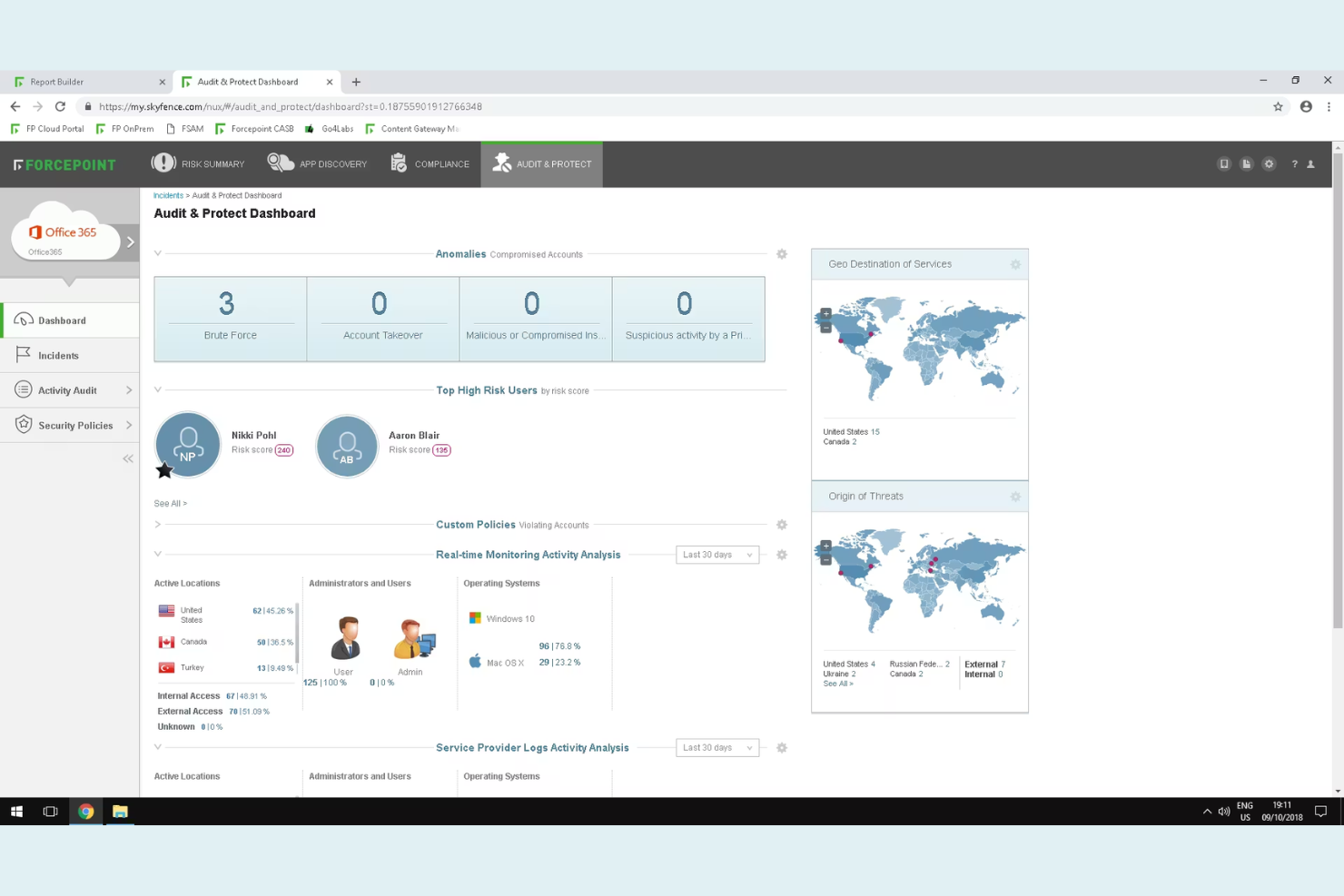 Forcepoint screenshot - 10 Zscaler-alternatieven voor 2026