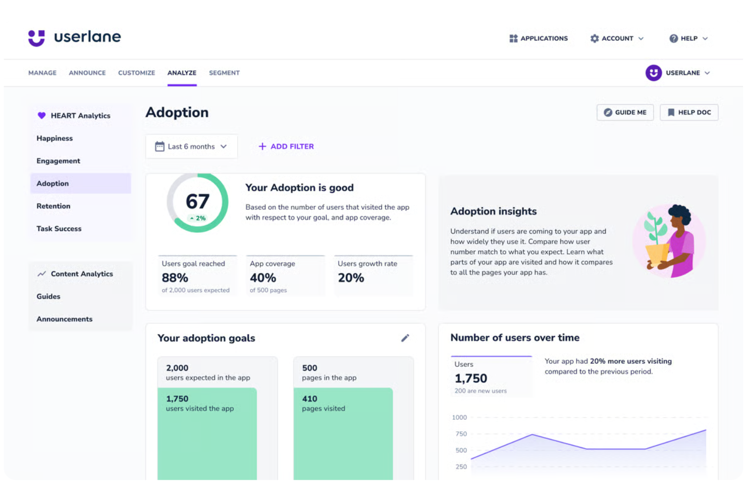 Userlane screenshot - 10 beste platforms voor digitale adoptie in 2026