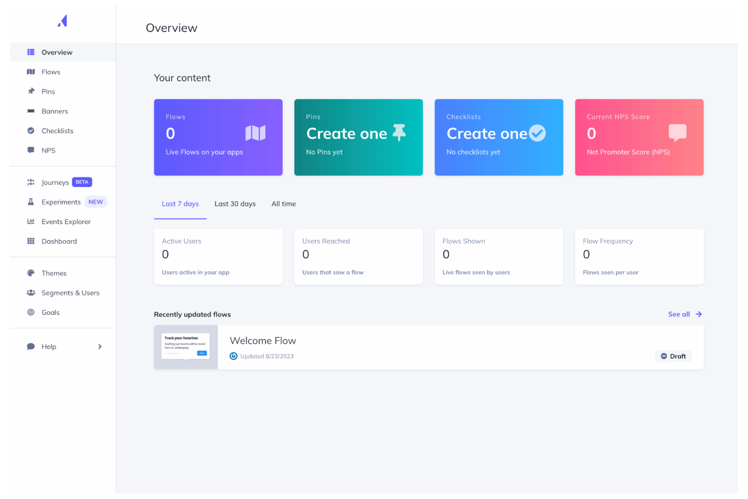 Appcues screenshot - 10 beste platforms voor digitale adoptie in 2026