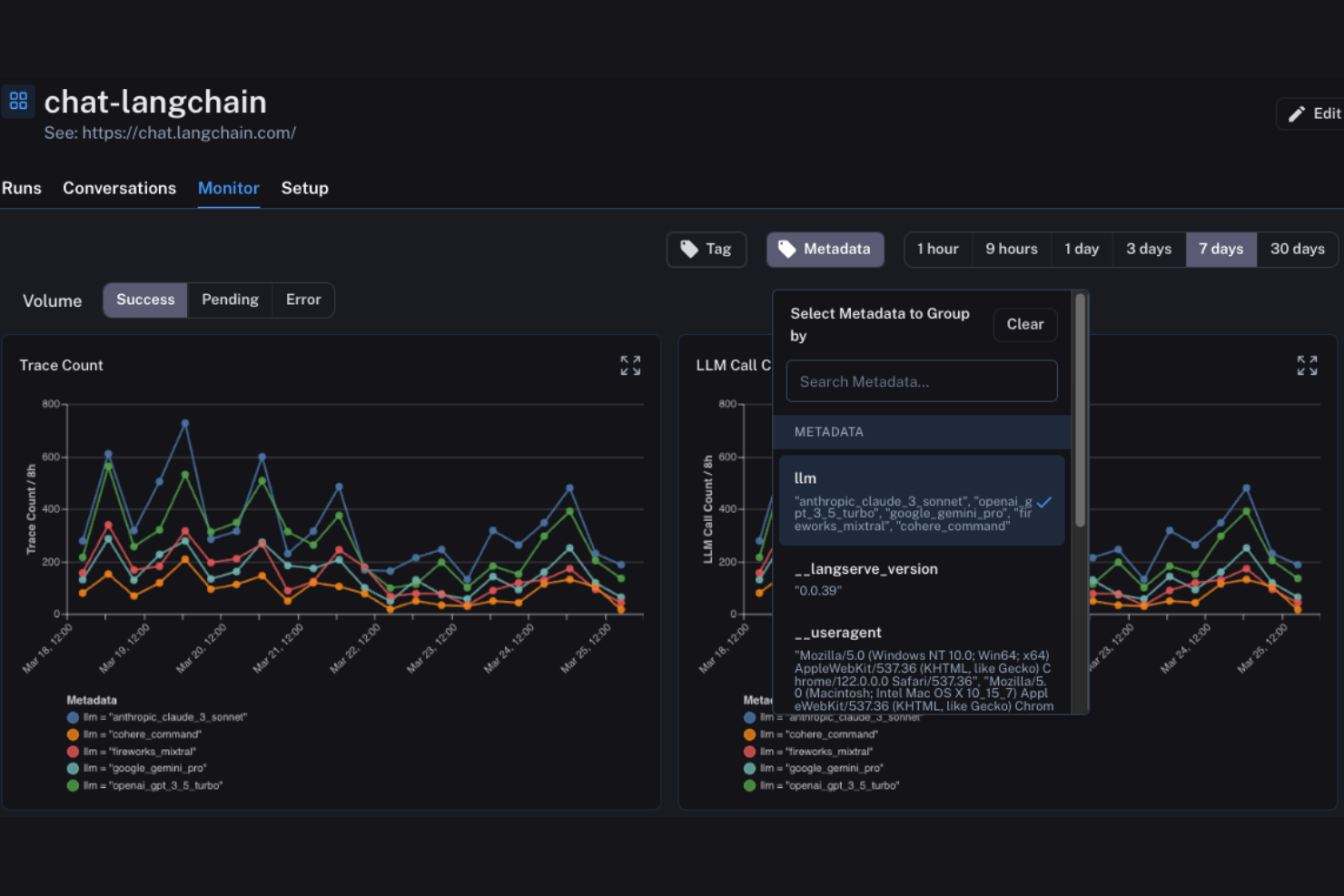 LangChain LangSmith screenshot - 10 beste MLOps-tools in 2026