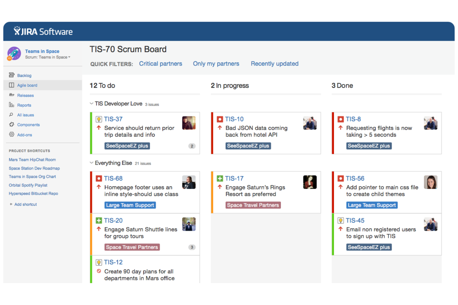 Jira screenshot - 10 beste tools voor projectmanagement voor softwareontwikkeling in 2026