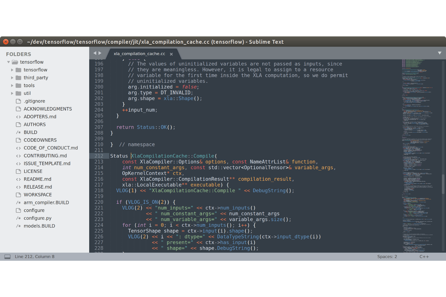 Sublime Text screenshot - 10 Ruby-ontwikkelomgevingen voor 2026