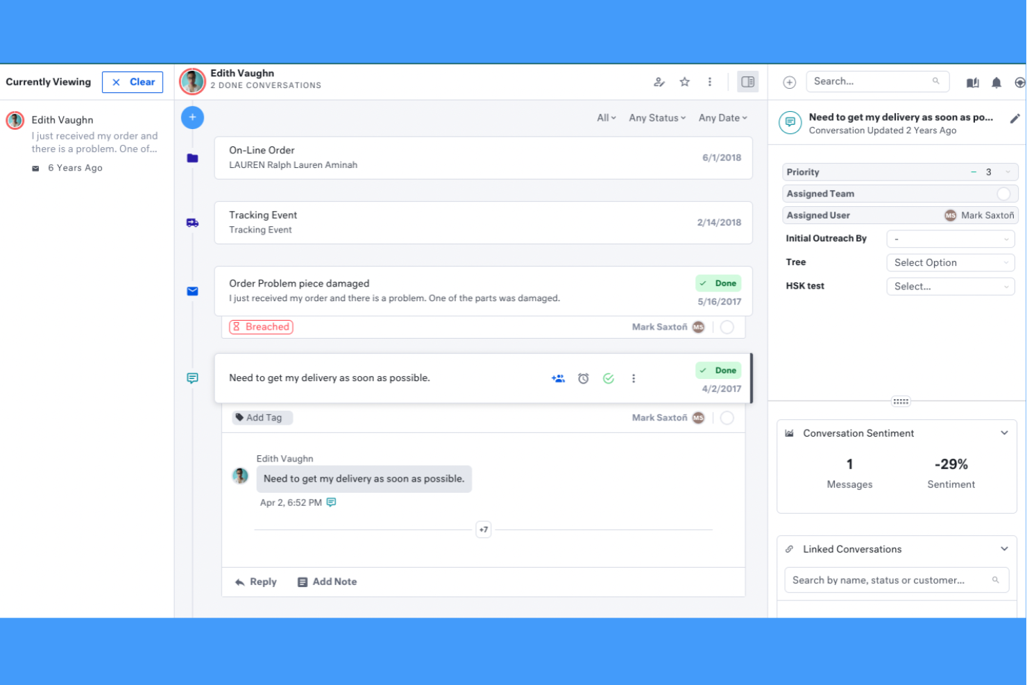 Kustomer screenshot - 10 beste alternatieven voor Help Scout in 2026