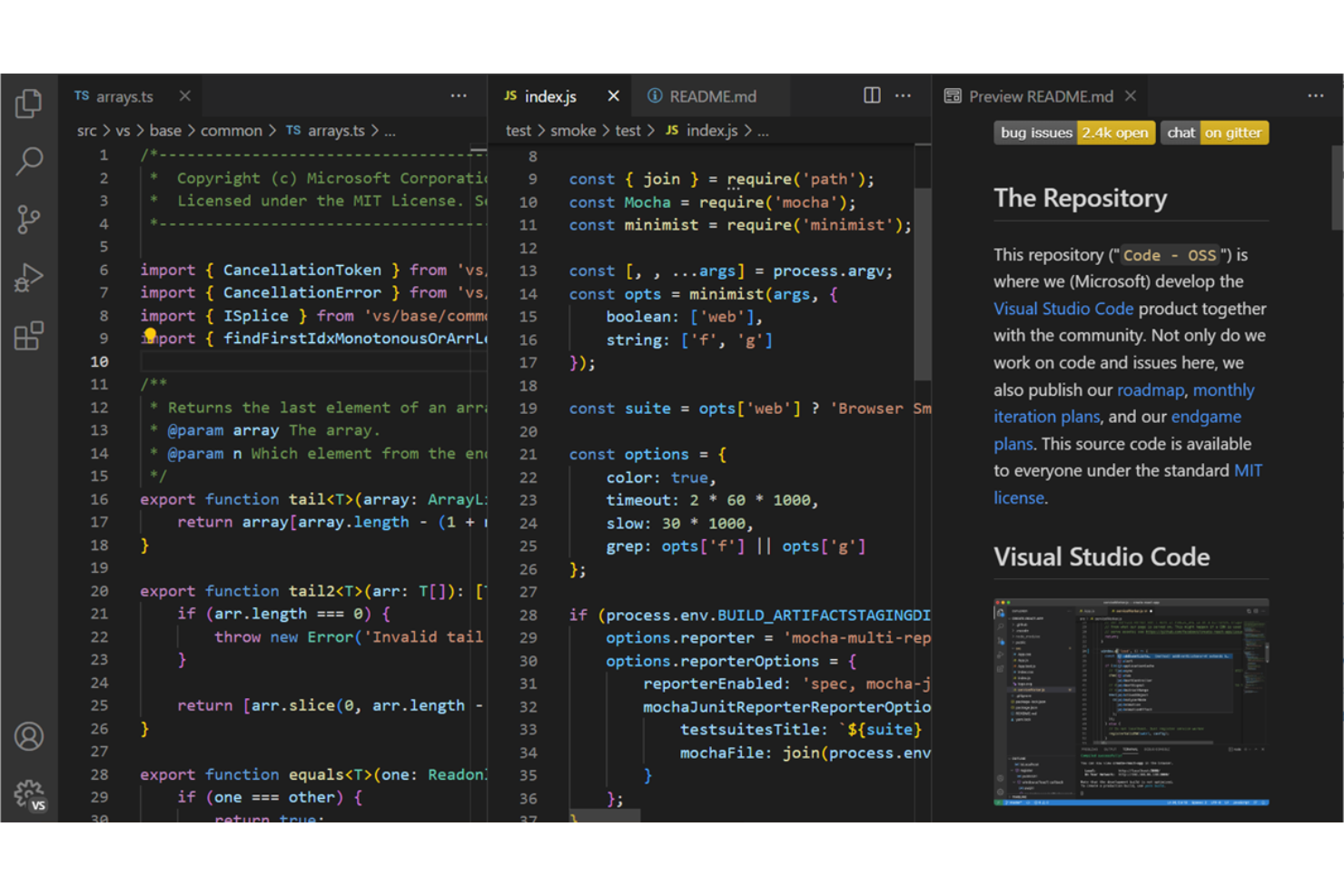 Visual Studio Code screenshot - 10 Ruby-ontwikkelomgevingen voor 2026