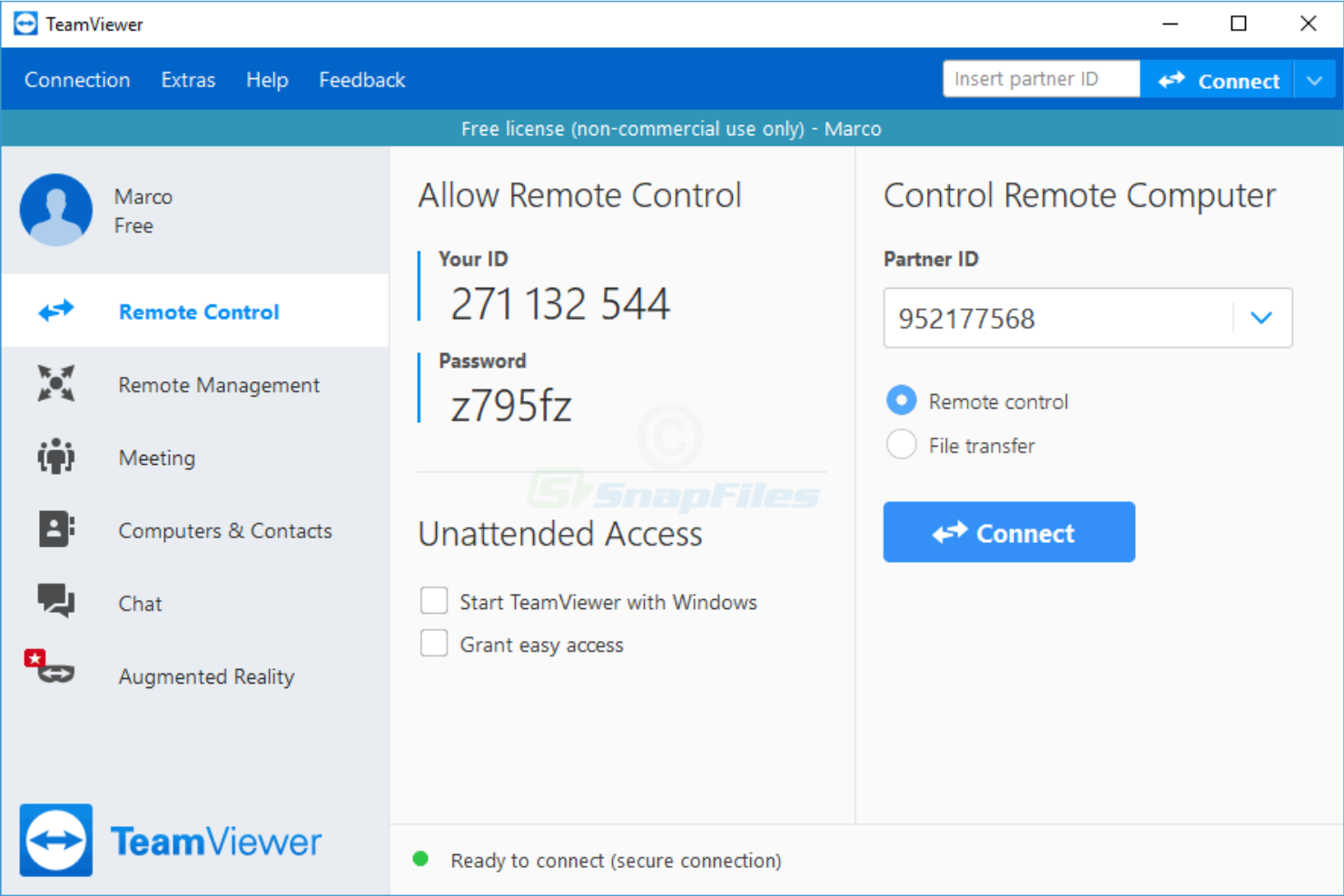 TeamViewer screenshot - 10 Beste LogMeIn-alternatieven om te overwegen in 2026