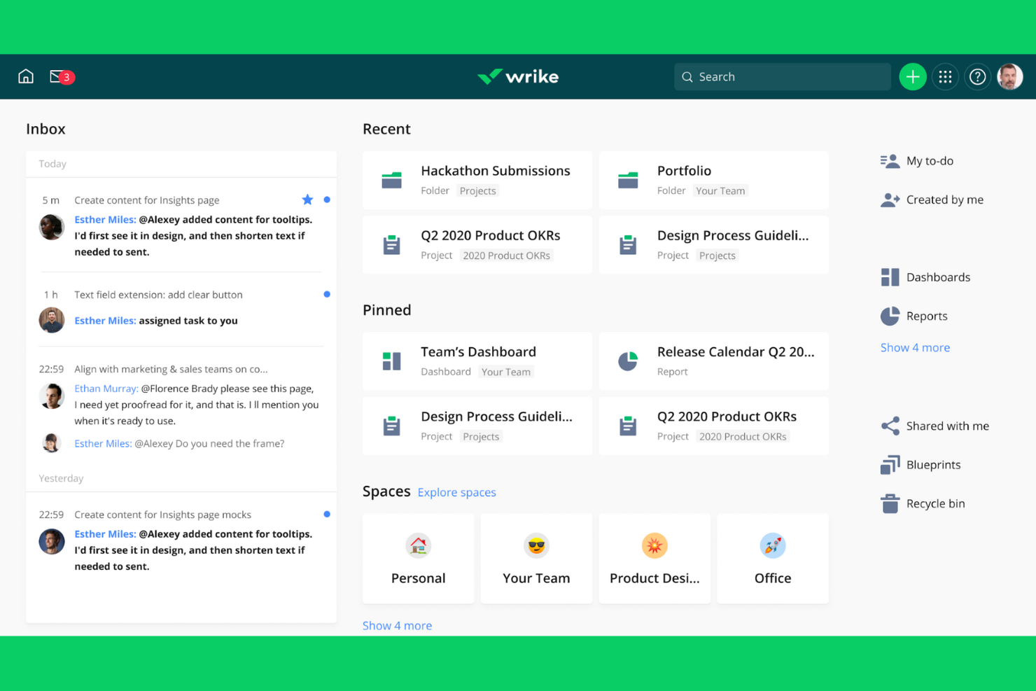 Wrike screenshot - 10 Trello-alternatieven voor 2026
