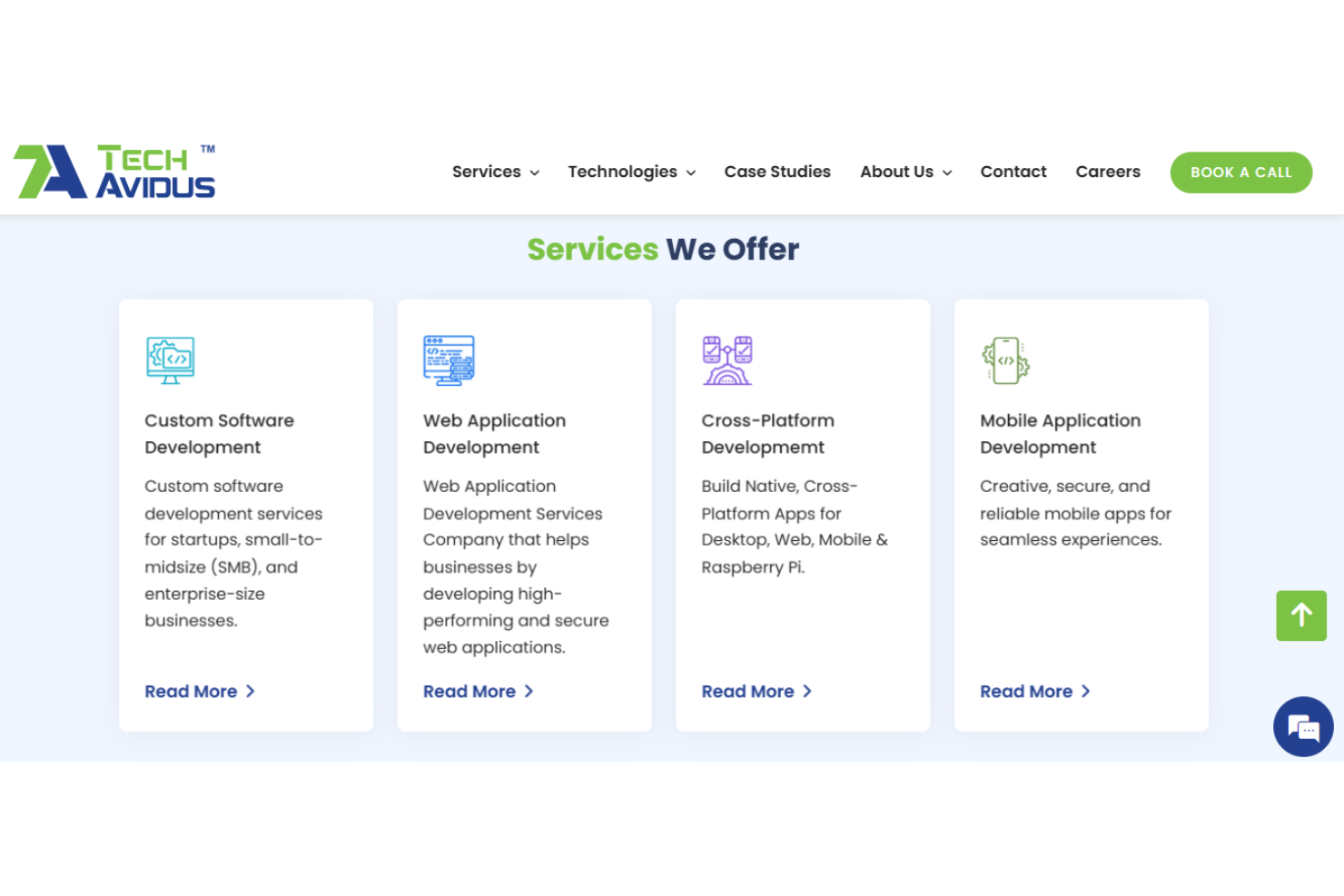 TechAvidus screenshot - 10 beste bedrijven voor offshore softwareontwikkeling in 2026
