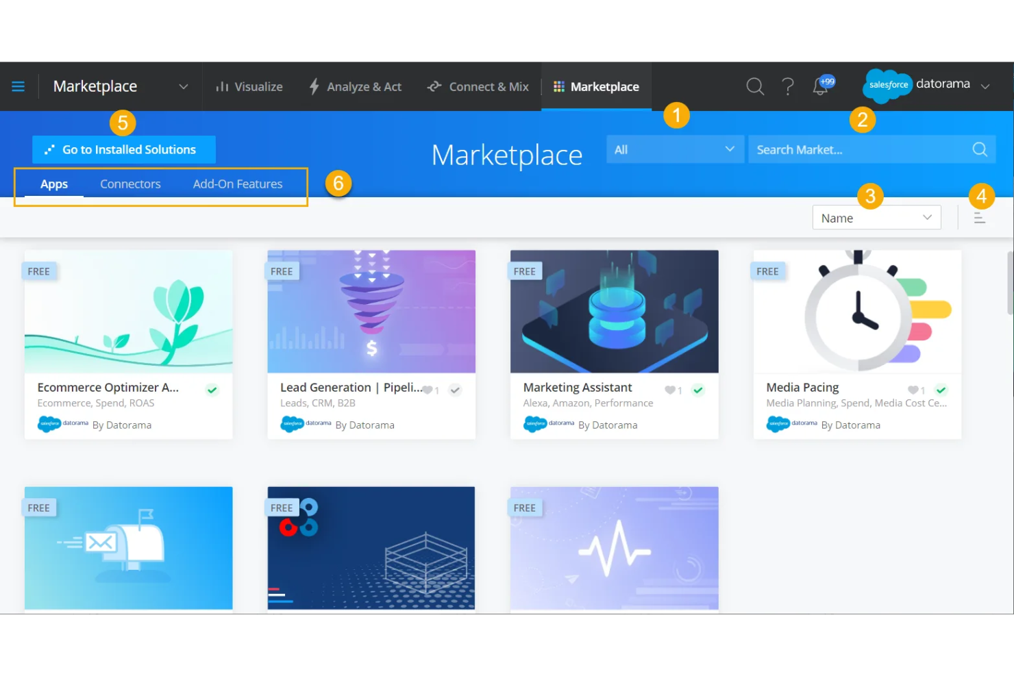 Datorama screenshot - 10 beste alternatieven voor Supermetrics beoordeeld in 2026