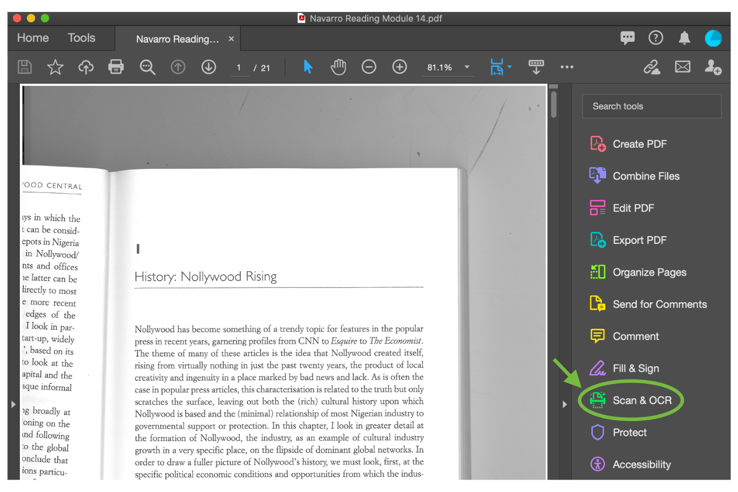 Adobe Acrobat screenshot - 10 beste OCR-tools beoordeeld in 2026