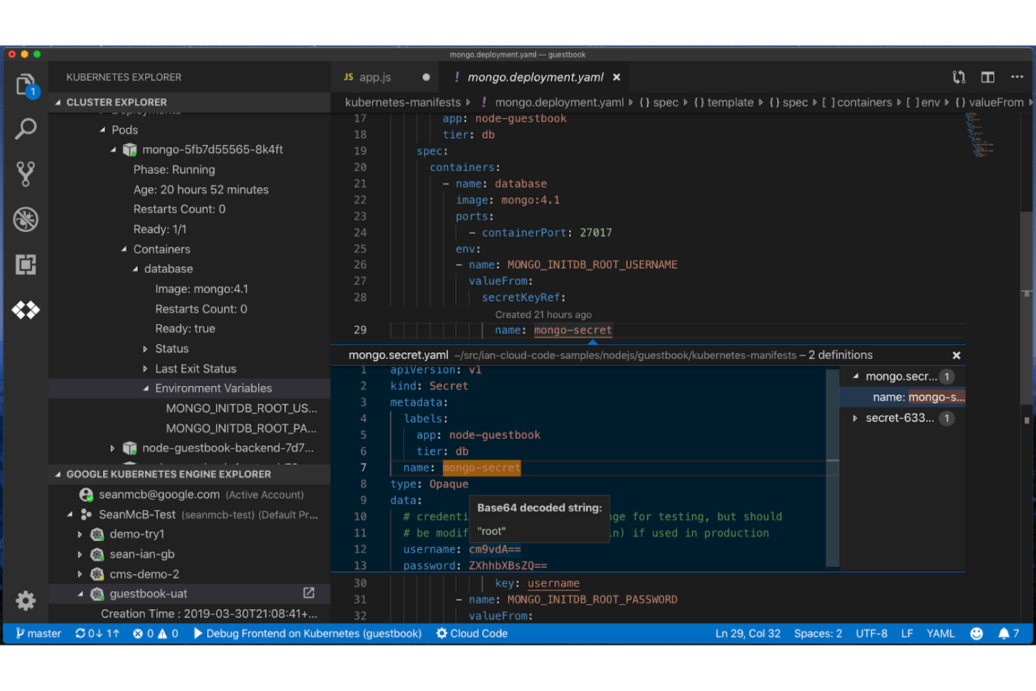 Google Cloud Code screenshot - 10 beste cloudontwikkelomgevingen beoordeeld in 2026