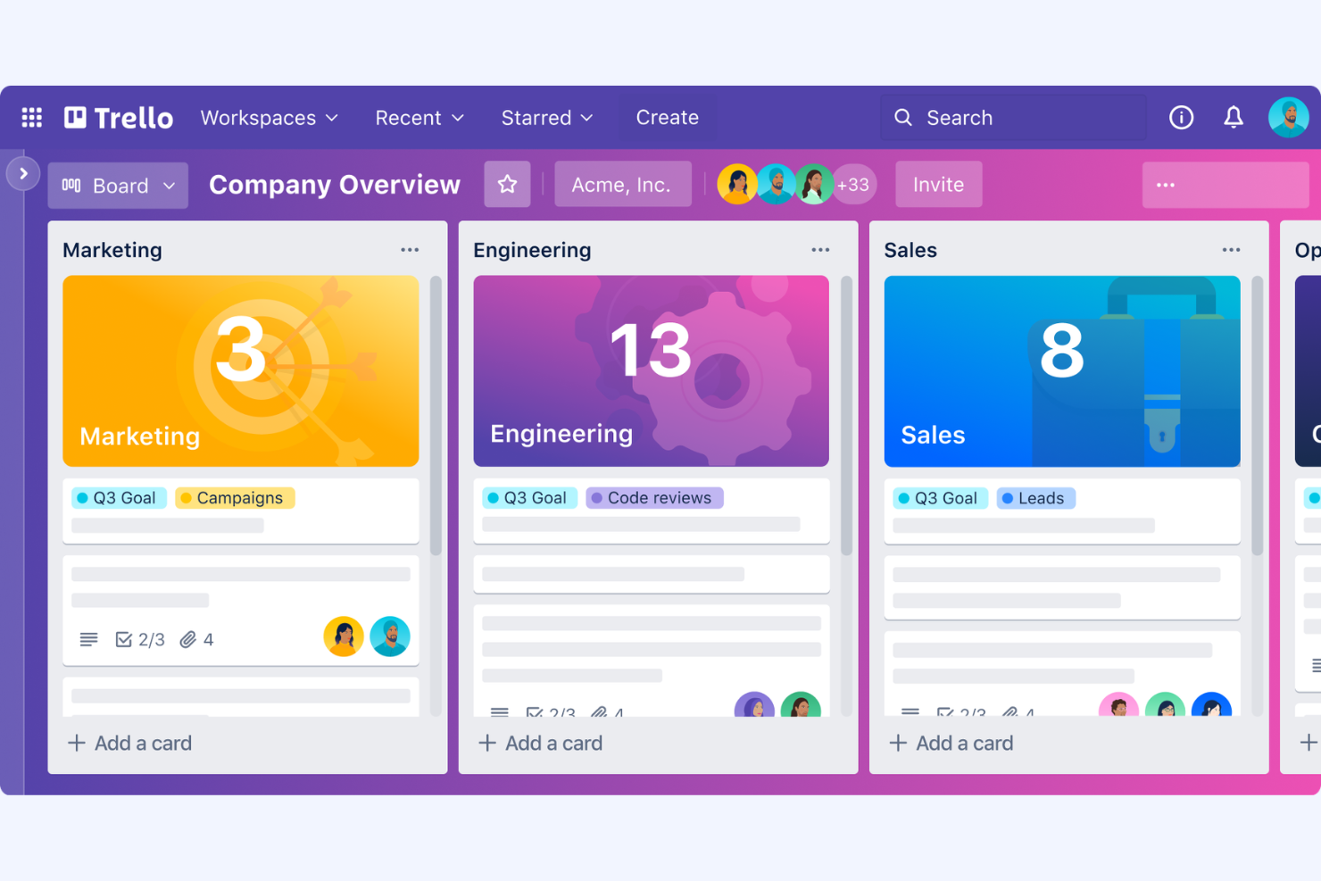 Trello screenshot - 10 beste Asana-alternatieven beoordeeld in 2026