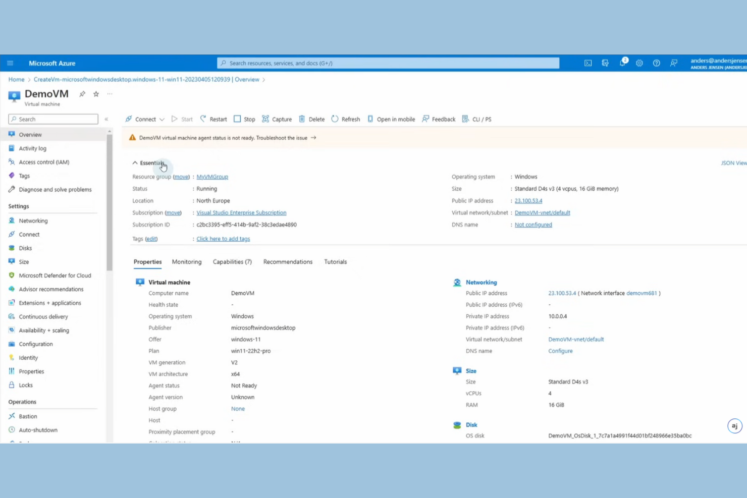 Azure Virtual Machines screenshot - 10 beste gratis software voor virtuele machines beoordeeld in 2026