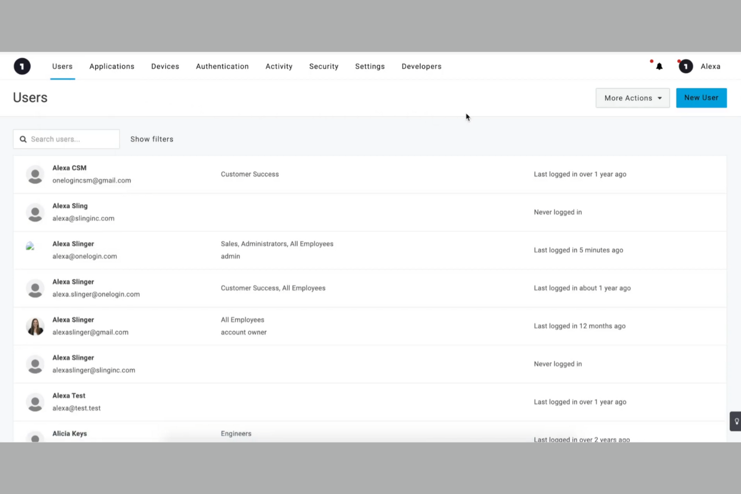 OneLogin screenshot - 10 beste IAM-hulpmiddelen beoordeeld in 2026