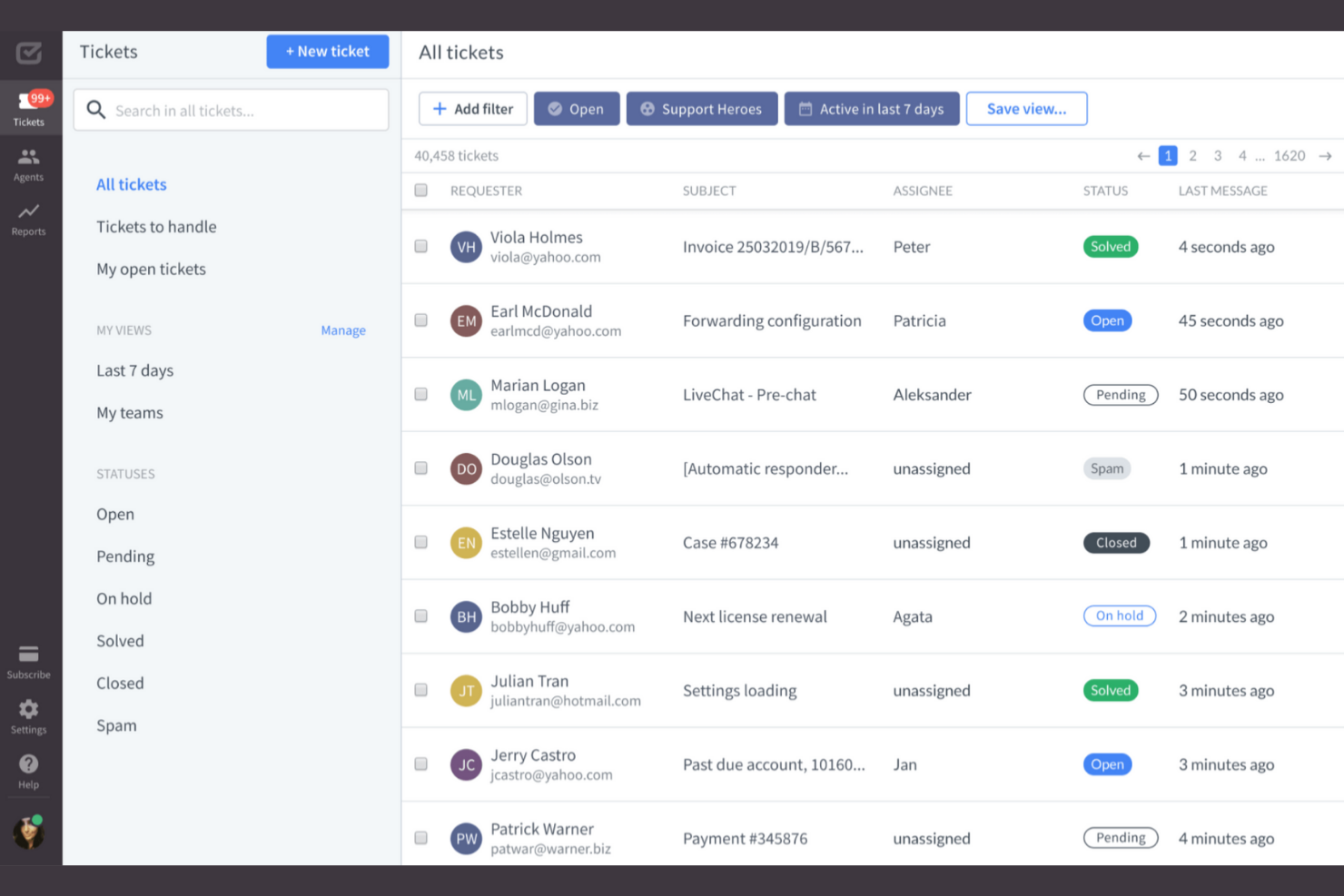 HelpDesk screenshot - 10 beste helpdesksoftware voor ondernemingen beoordeeld in 2026