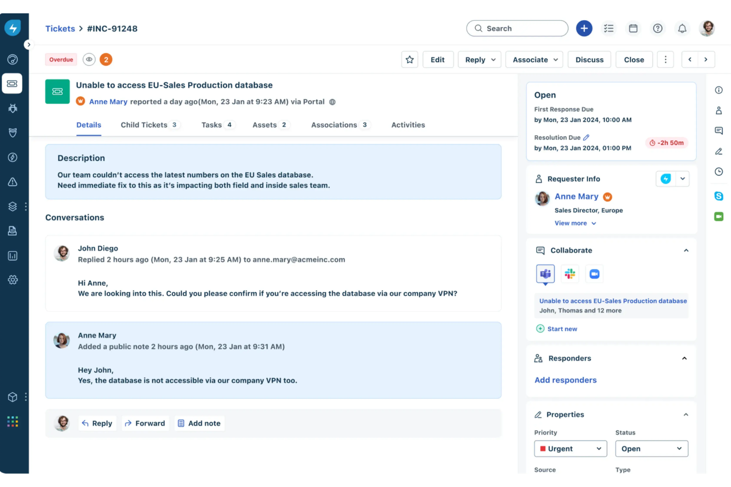 Freshservice screenshot - 10 beste SaaS-helpdesksoftware beoordeeld in 2026