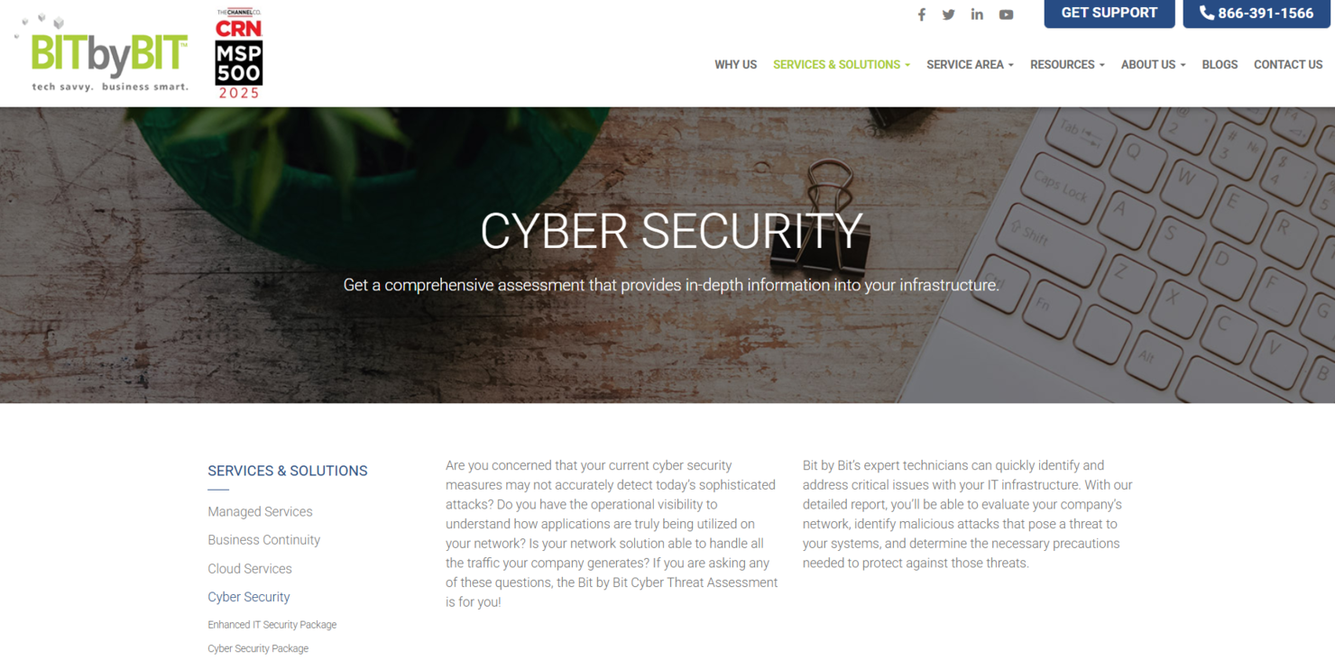Bit by Bit screenshot - 10 beste cyberbeveiligingsbedrijven in Dallas beoordeeld in 2026