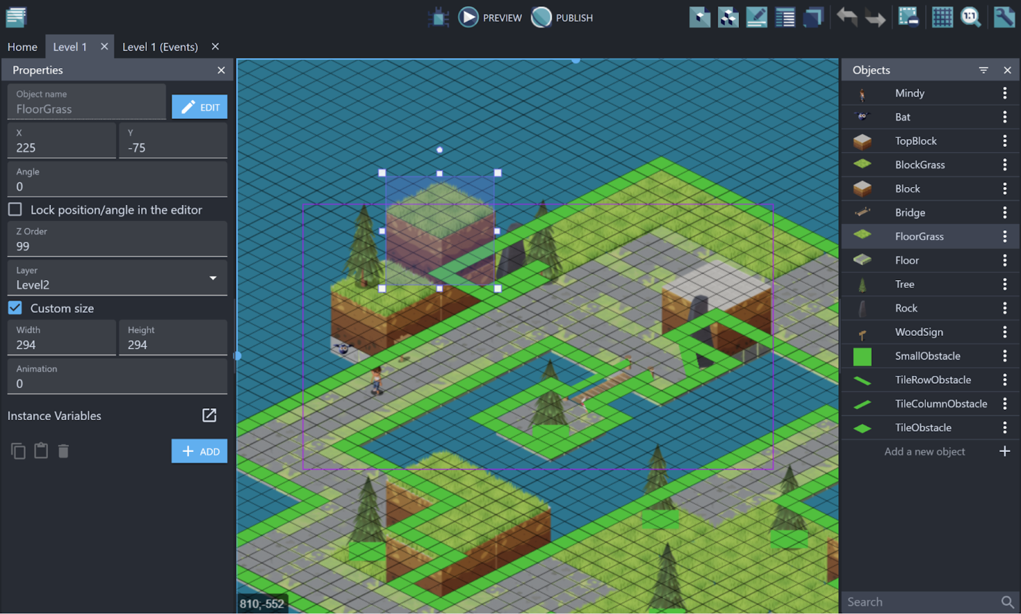 GDevelop screenshot - 10 beste softwareprogramma’s voor pc-gameontwikkeling beoordeeld in 2026