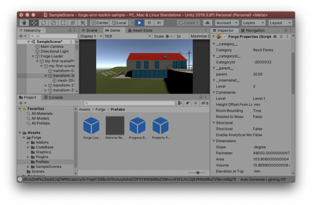 Forge screenshot - 10 beste software voor de ontwikkeling van virtuele realiteit van 2026
