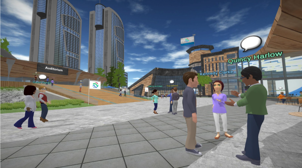 Virbela screenshot - 10 beste VR-engines voor meeslepende ervaringen in 2026