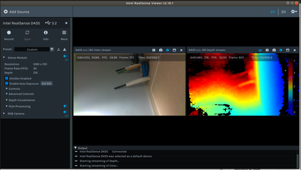 Intel RealSense screenshot - Duik diep: de 10 beste virtual realitysoftware van 2026