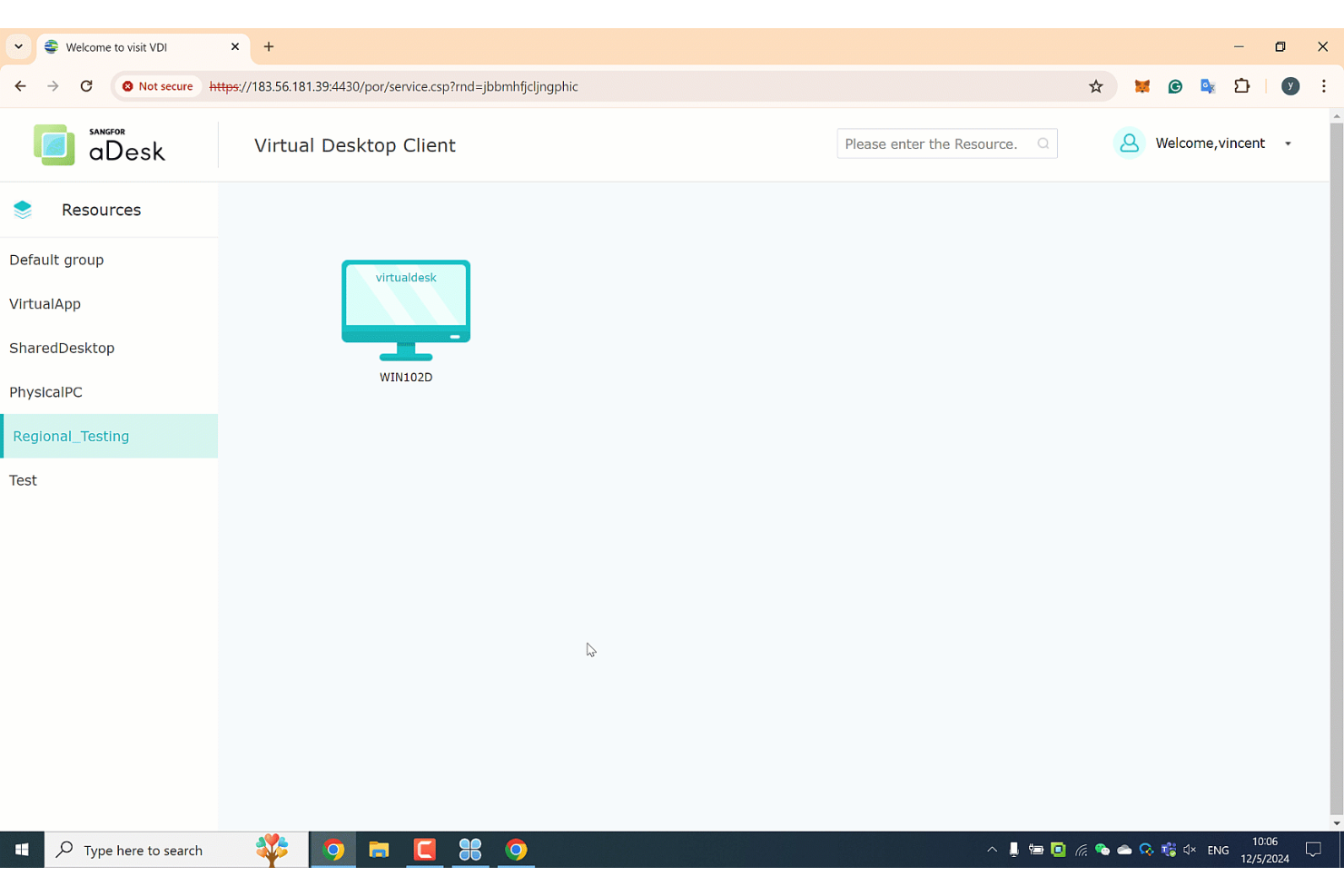 Sangfor aDesk VDI screenshot - 10 Beste VDI-oplossingen van 2026