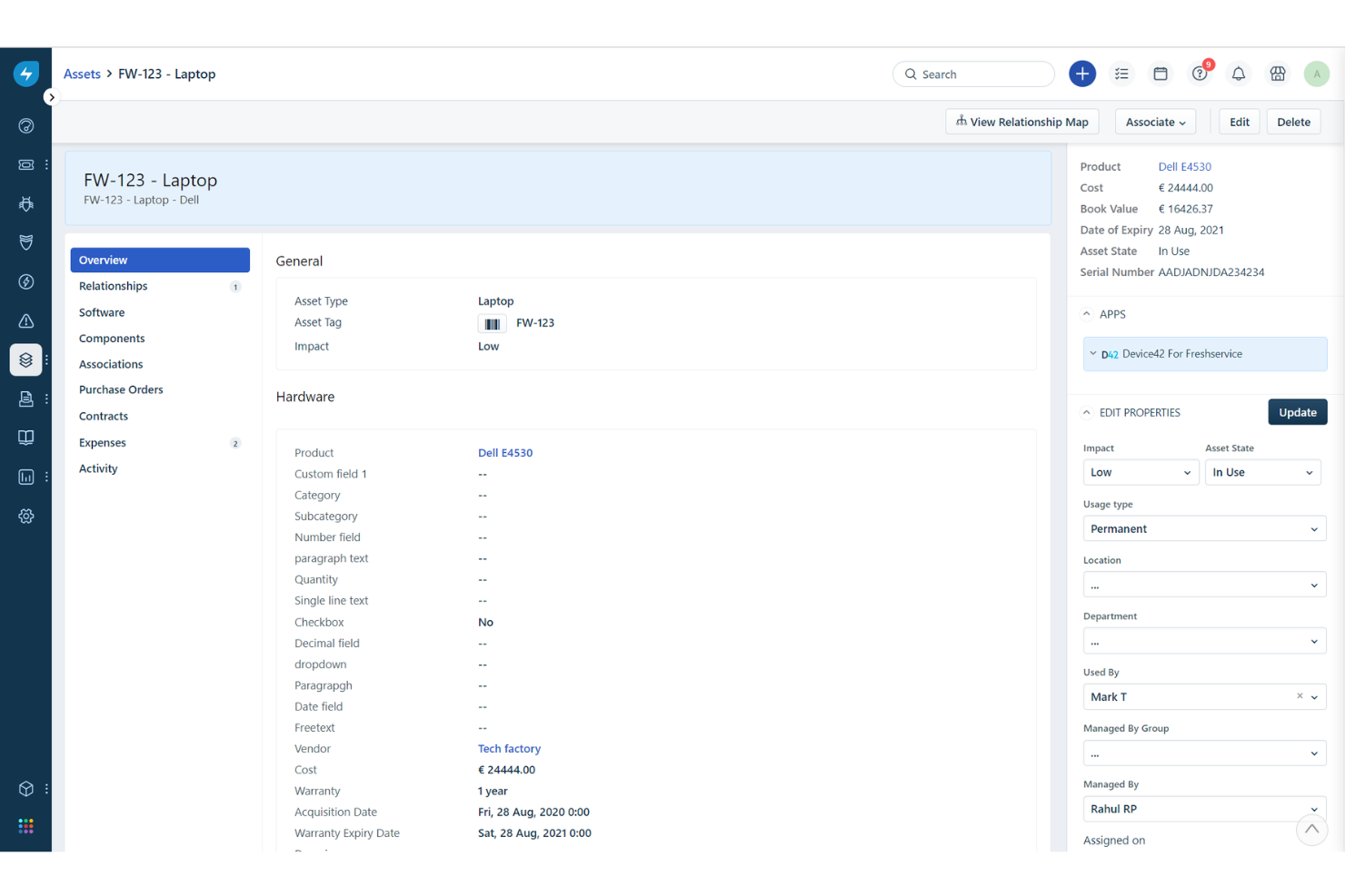 Freshservice screenshot - Top 10 beste software voor systeembeheer van 2026