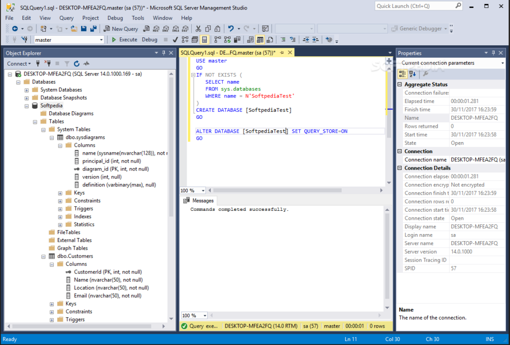 Microsoft SQL Server screenshot - De 10 beste relationele databasesoftware van 2026 verkend
