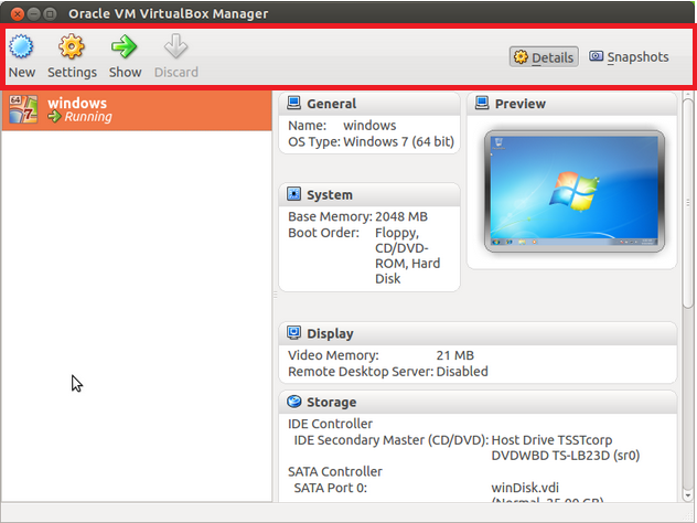 VirtualBox screenshot - 10 beste softwaretools voor netwerkvirtualisatie in 2026