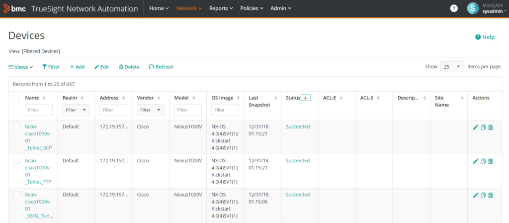 TrueSight Automation for Networks screenshot - 10 beste software voor netwerkautomatisering van 2026