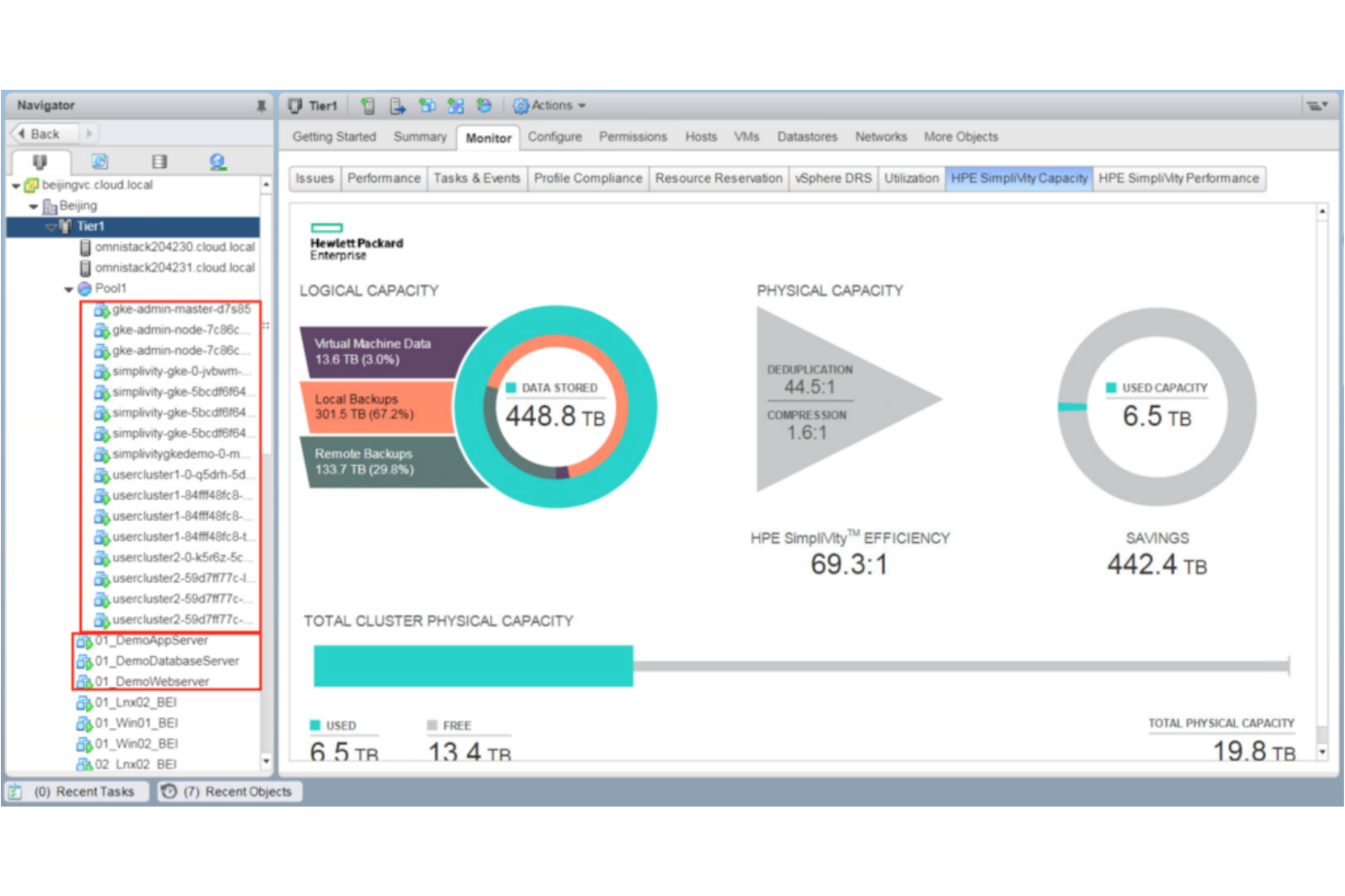 Hewlett Packard Enterprise screenshot - 10 beste hybride cloudsoftware beoordeeld in 2026