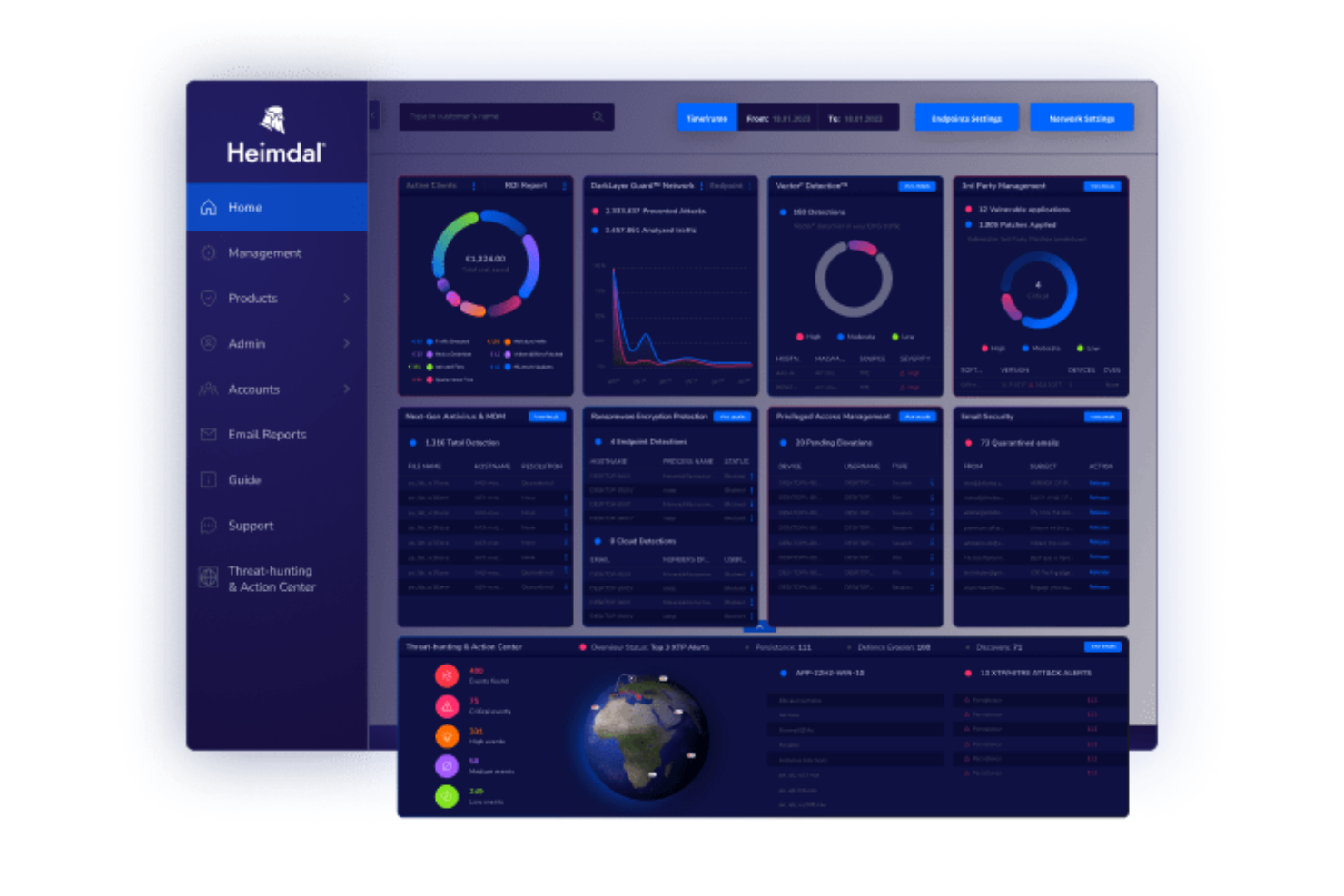 Heimdal screenshot - 10 beste tools voor beheer van geprivilegieerde toegang in 2026