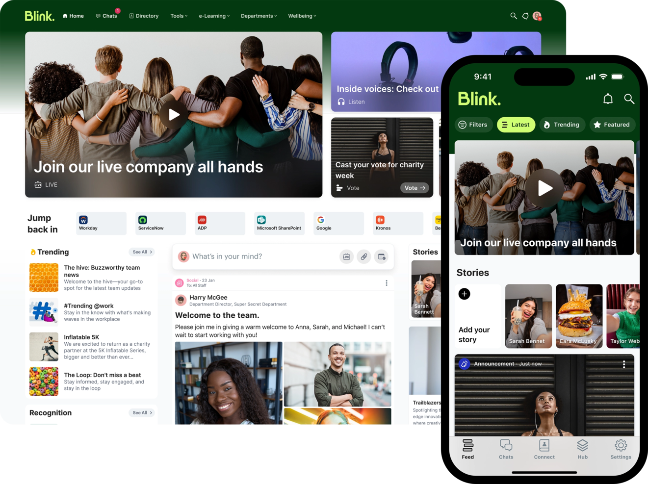 Blink screenshot - 10 beste portaalsoftware beoordeeld in 2026