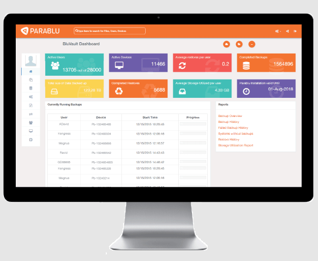 BluVault screenshot - De 10 beste online back-upsoftware beoordeeld in 2026