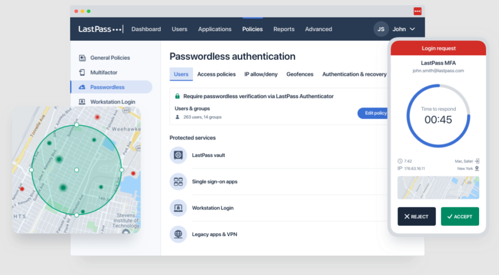 LastPass screenshot - 10 beste software voor multifactorauthenticatie van 2026