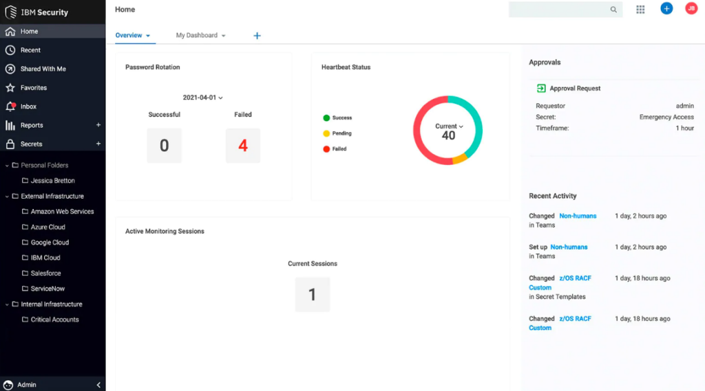 IBM Security Verify screenshot - 10 beste tools voor identiteits- en toegangsbeheer in 2026