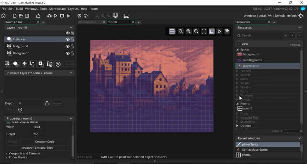 GameMaker Studio screenshot - 10 Beste softwareopties voor game-engines in 2026