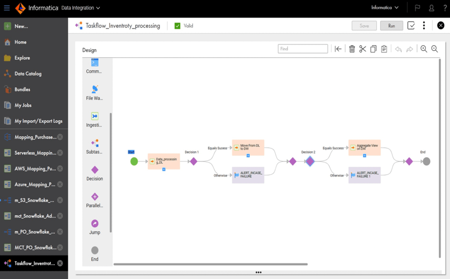 Informatica screenshot - 10 beste software voor datawarehouses van 2026
