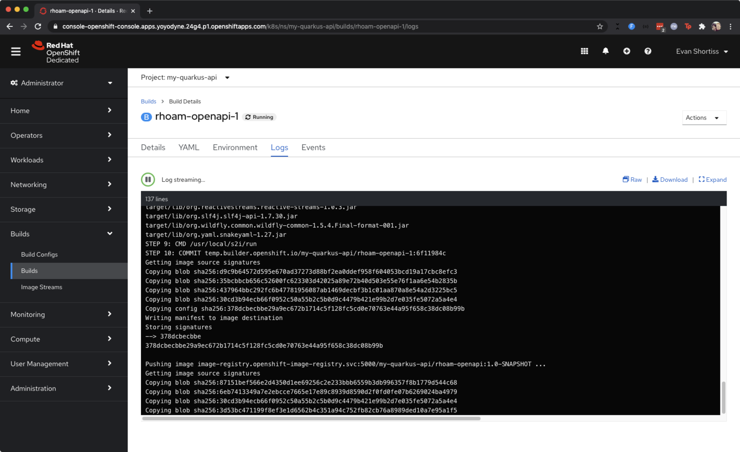 Red Hat OpenShift screenshot - De 10 beste cloudplatforms als dienst van 2026