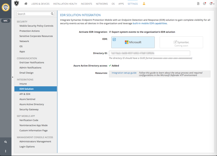 Broadcom Symantec Endpoint Security screenshot - 10 beste EDR-hulpmiddelen beoordeeld in 2026