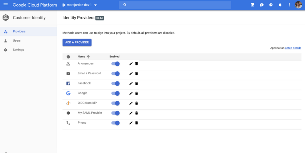 Google Cloud Identity screenshot - Uitmuntendheid ontrafeld: de 10 beste CIAM-oplossingen van 2026
