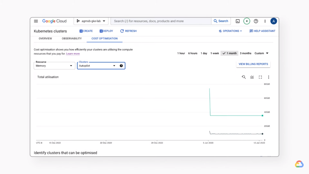 Google Kubernetes Engine screenshot - 10 beste containerisatiesoftware beoordeeld in 2026