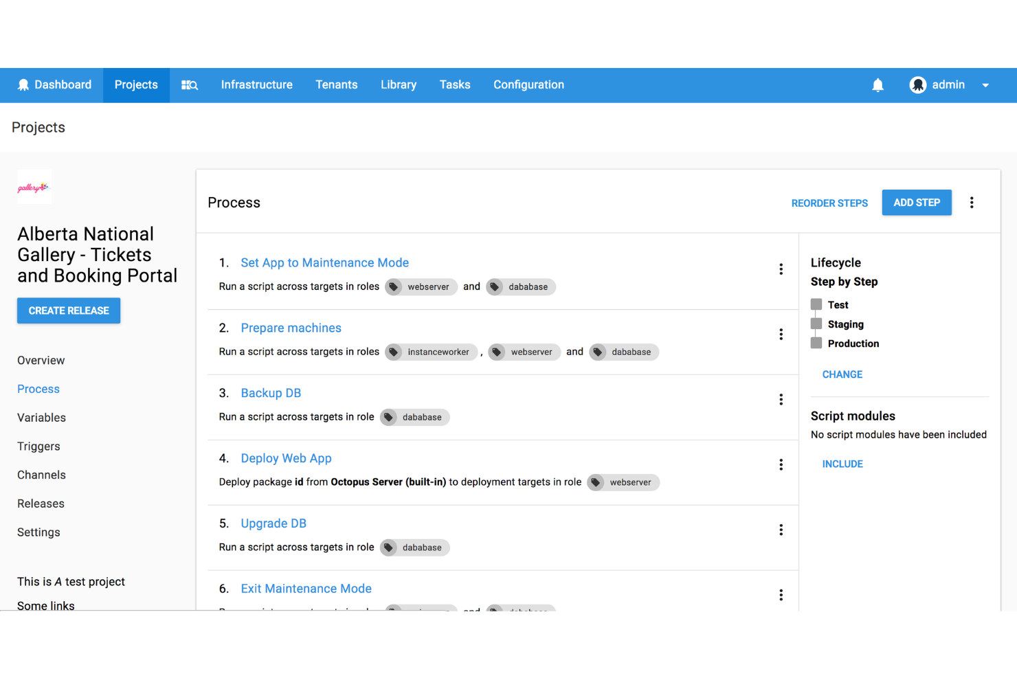 Octopus Deploy screenshot - 10 beste tools voor continue implementatie in 2026